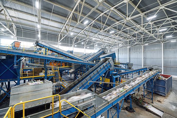Recycling plant