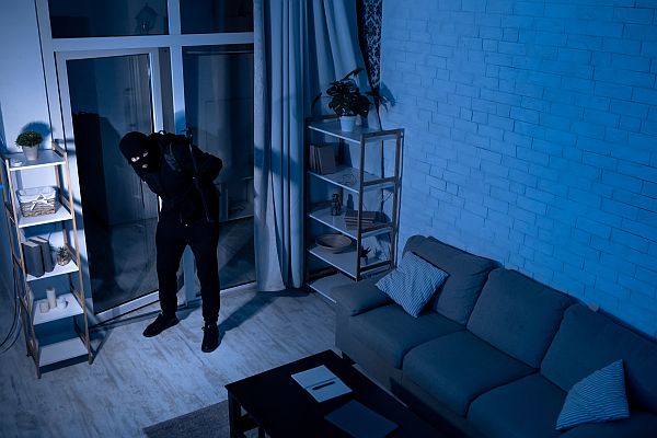 An intruder in the home